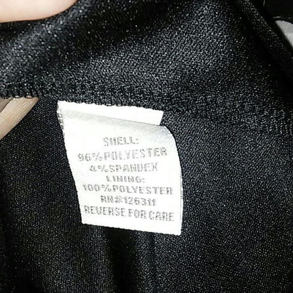 Ronni Nicole Polka Dot Ruffled Dress Black White Size 6 - Picture 5 of 6